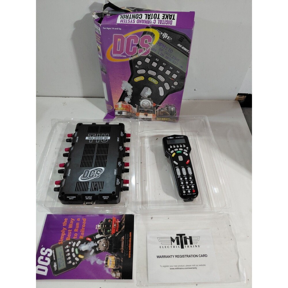MTH O Gauge Model Railroad DCS Remote Control & Track Interface Unit w/Box